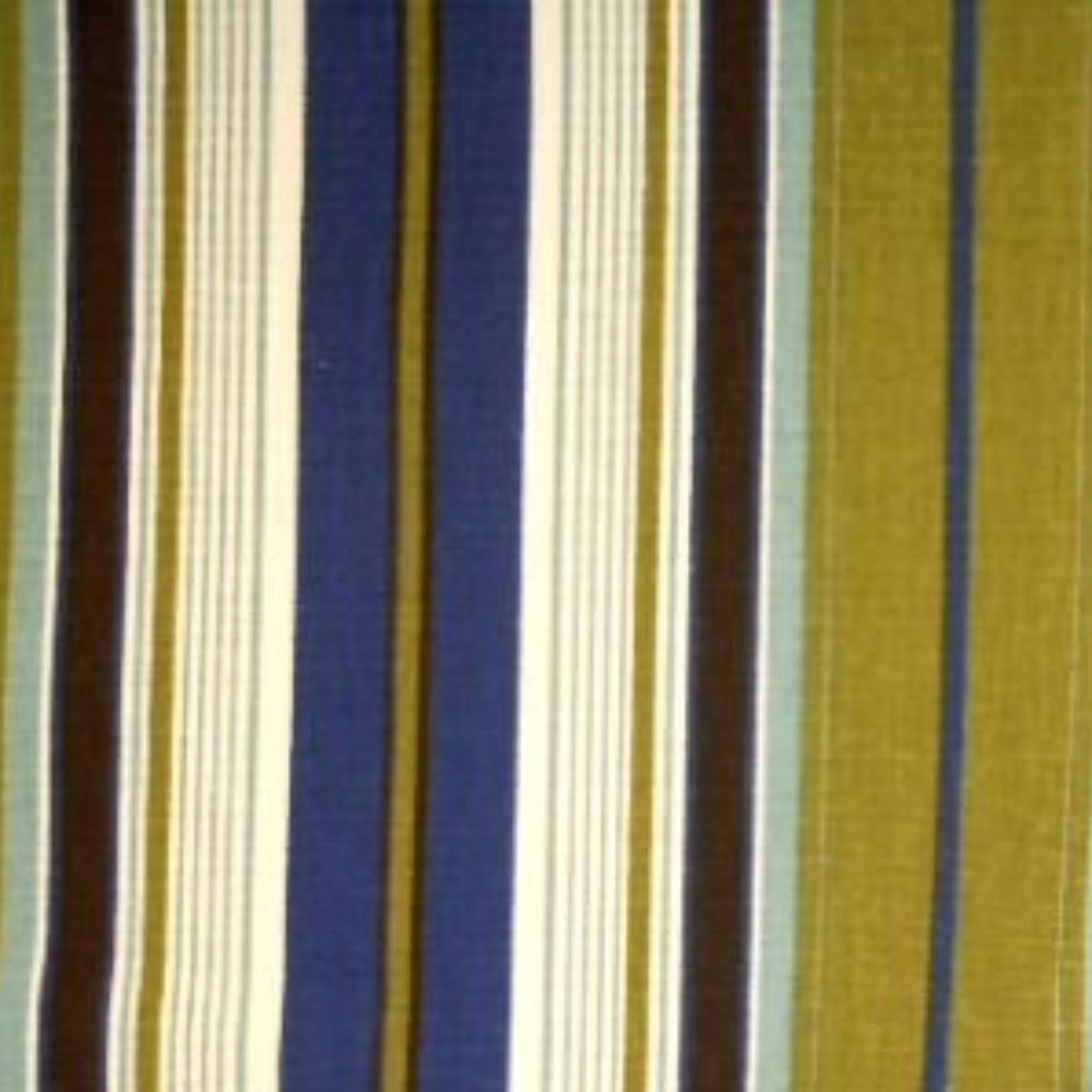 Outdoor Terrace Stripe in Blue Green